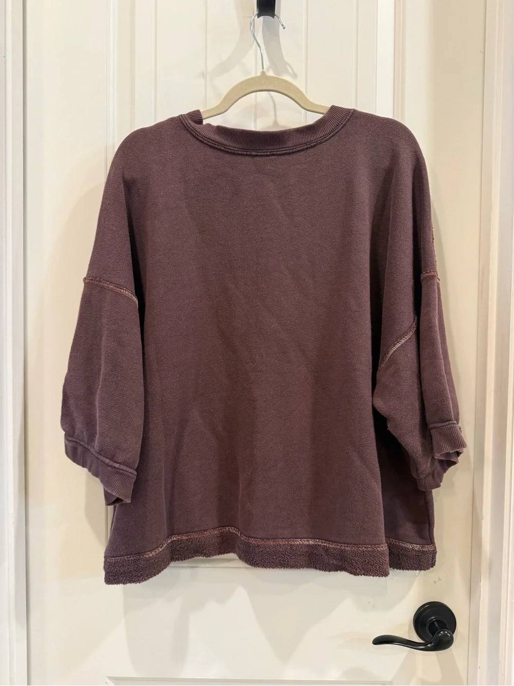 Free People Matilda Sweatshirt Chocolate